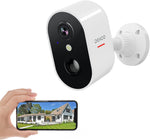 DEKCO 2K Wireless Security Camera Outdoor /Indoor with Spotlight & Siren