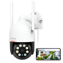 Load image into Gallery viewer, WiFi Outdoor Security Cameras Pan-Tilt 360° View, 1080P Dome Surveillance Cameras
